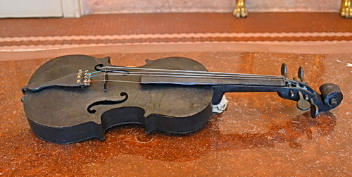 Stradivarius violin on display in Cremona