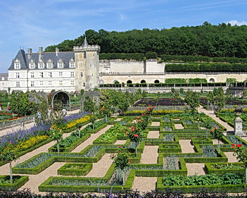 Chateau Villandy's gardens
