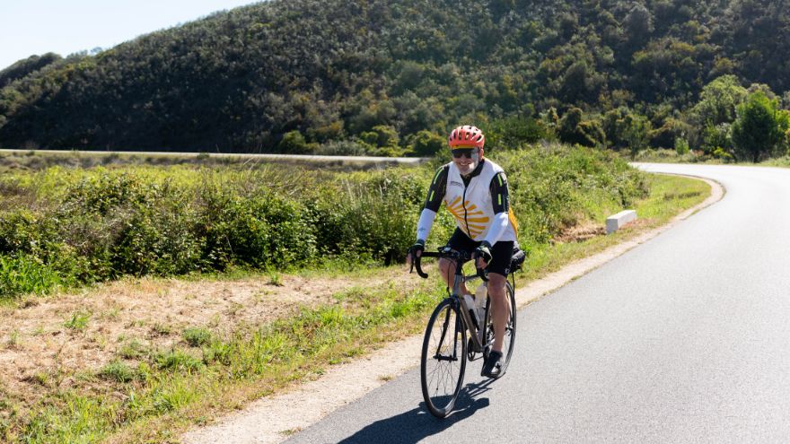 Enjoying all the sights and sounds on this guided bike tour in Portugal