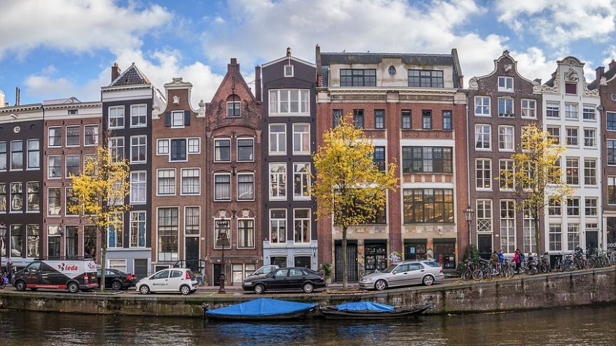 Start your bike and barge tour in bustling Amsterdam